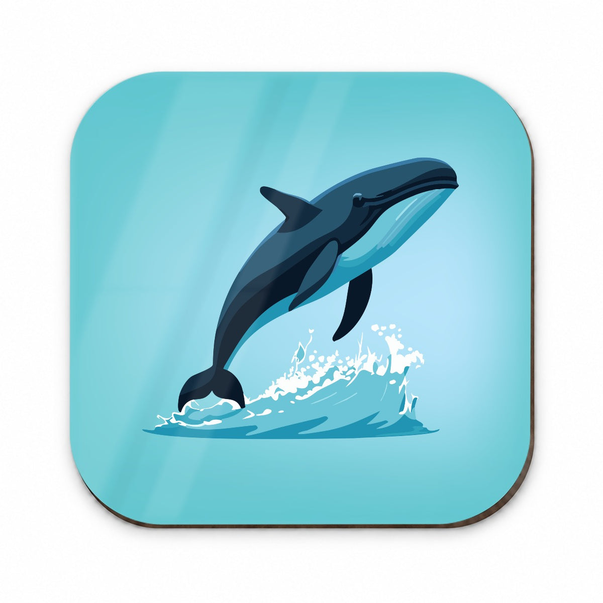 Whale Jumping Out of Water Fridge Magnet