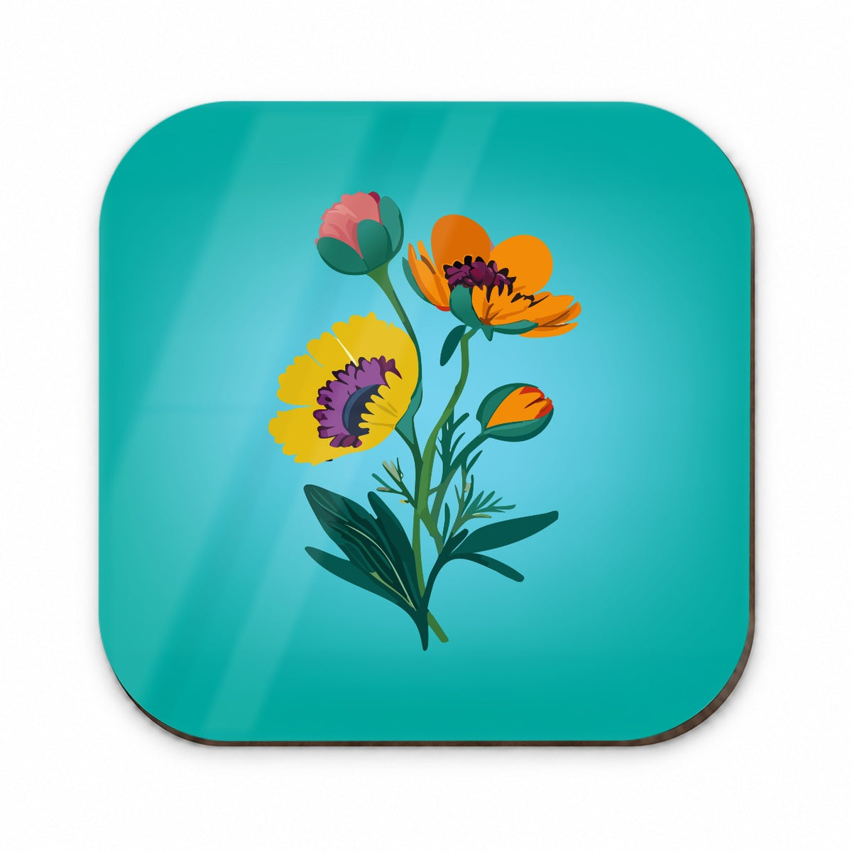Wildflowers Wild Flowers Spring Nature Fridge Magnet