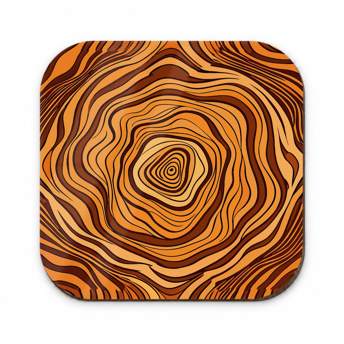 Wood Grain Tree Pattern Fridge Magnet