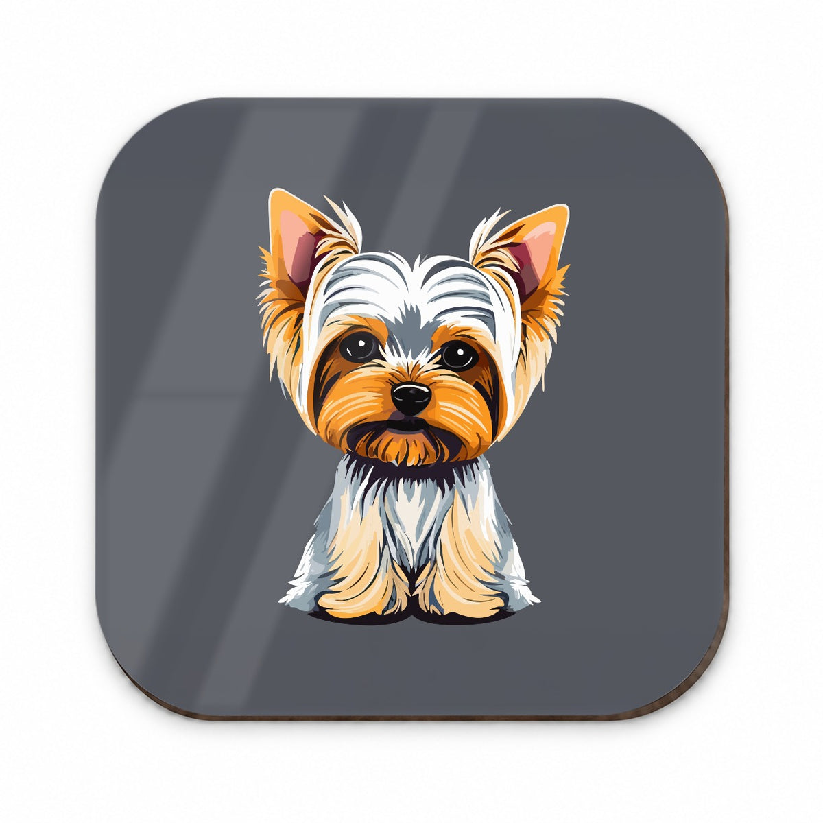Yorkshire Terrier Dog Sitting Fridge Magnet