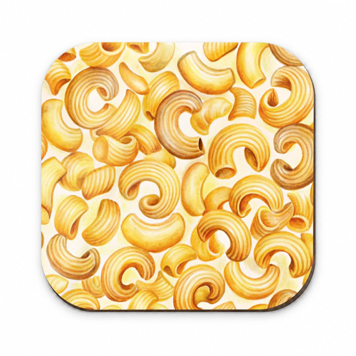 Macaroni Noodles Pasta Watercolor Fridge Magnet