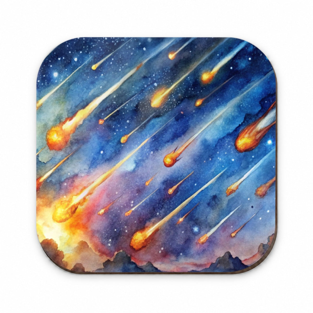 Meteors Watercolor Fridge Magnet
