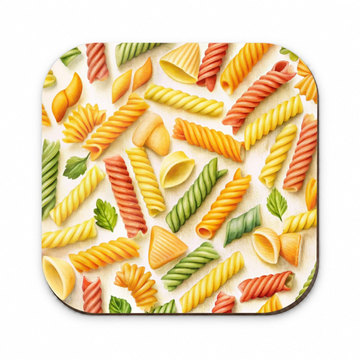 Pasta Noodles Watercolor Fridge Magnet