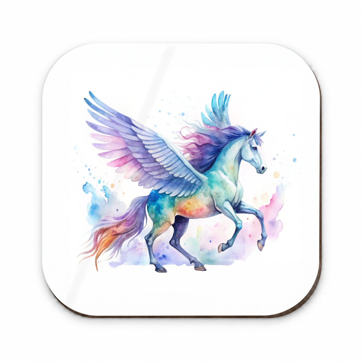 Pegasus Greek Mythology Watercolor Design Fridge Magnet