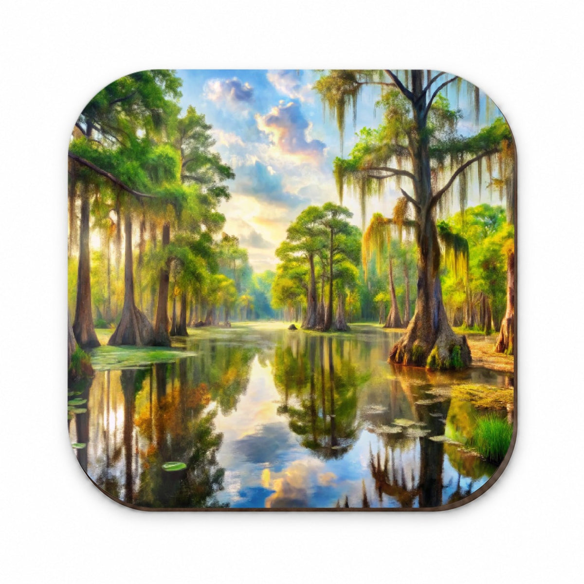Beautiful Swamp Everglades Watercolor Fridge Magnet