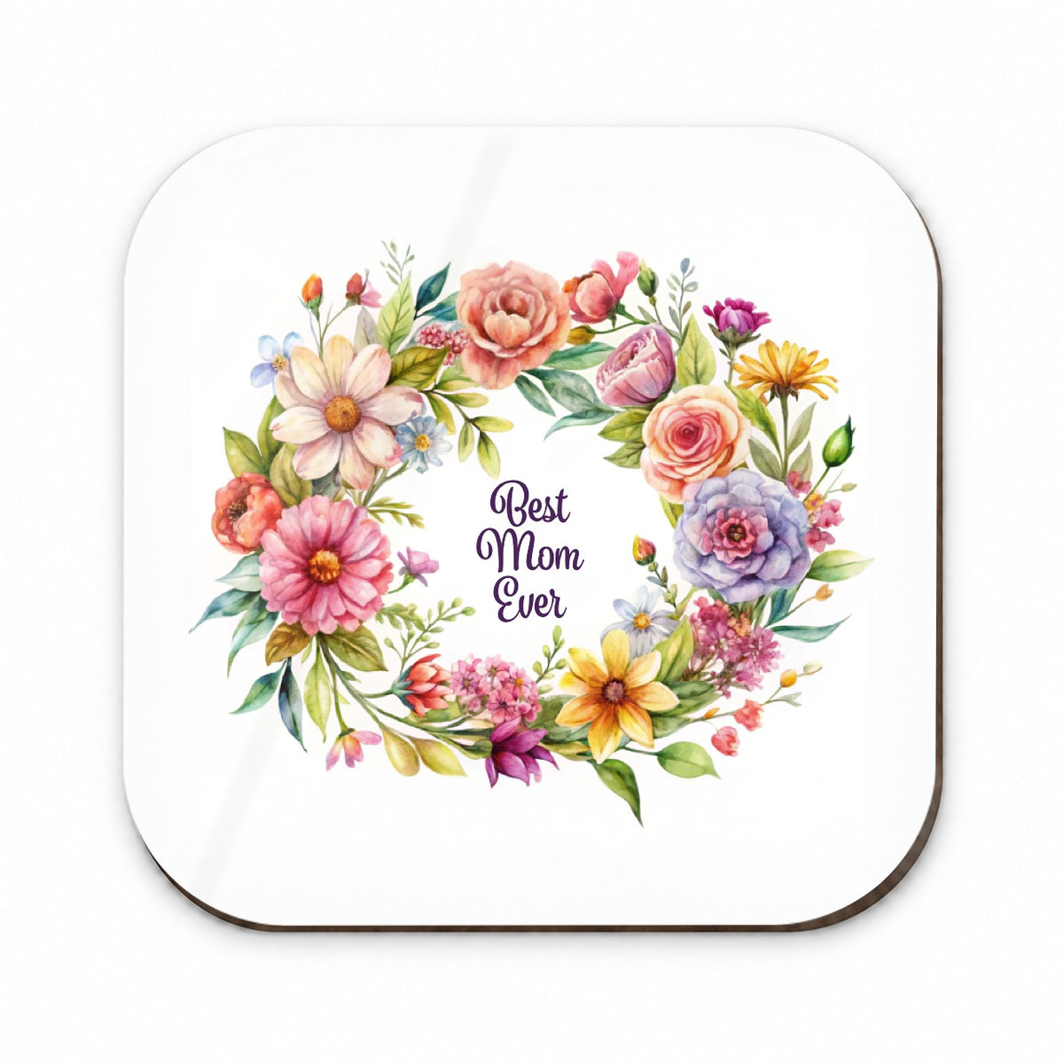 Best Mom Ever Flowers Fridge Magnet