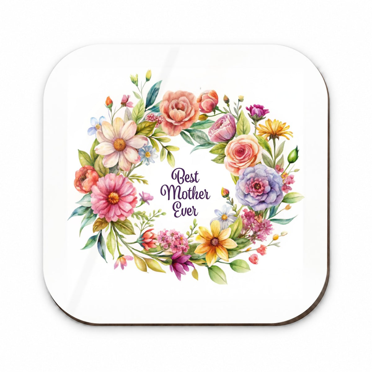 Best Mother Mom Ever Flowers Fridge Magnet