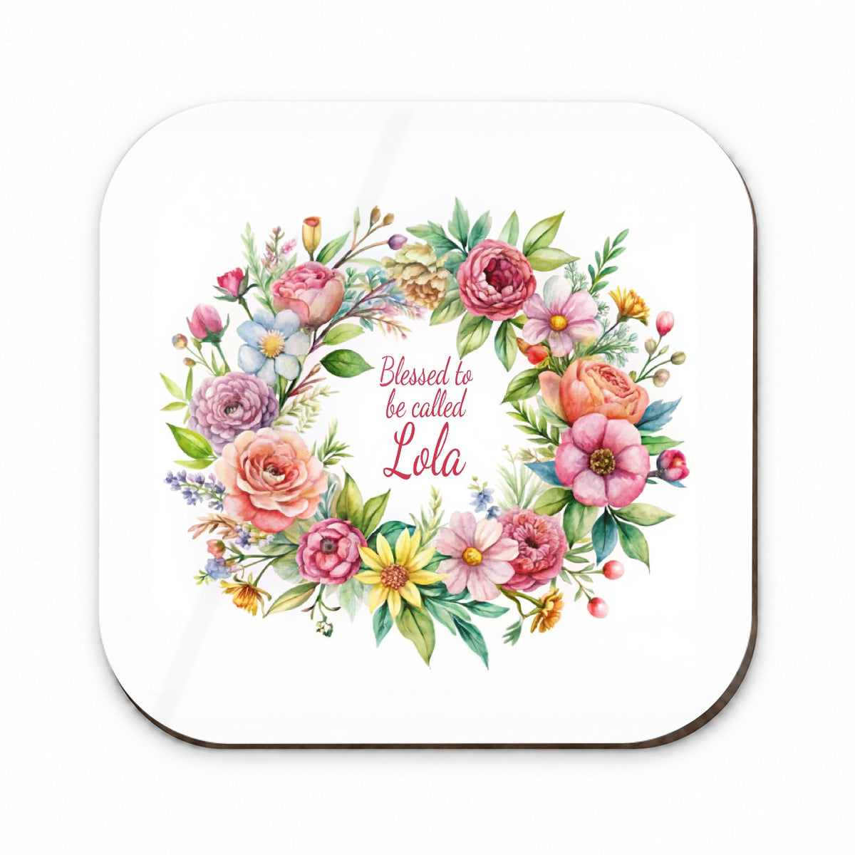 Blessed To Be Called Lola Philippines Grandma Flowers Floral Fridge Magnet