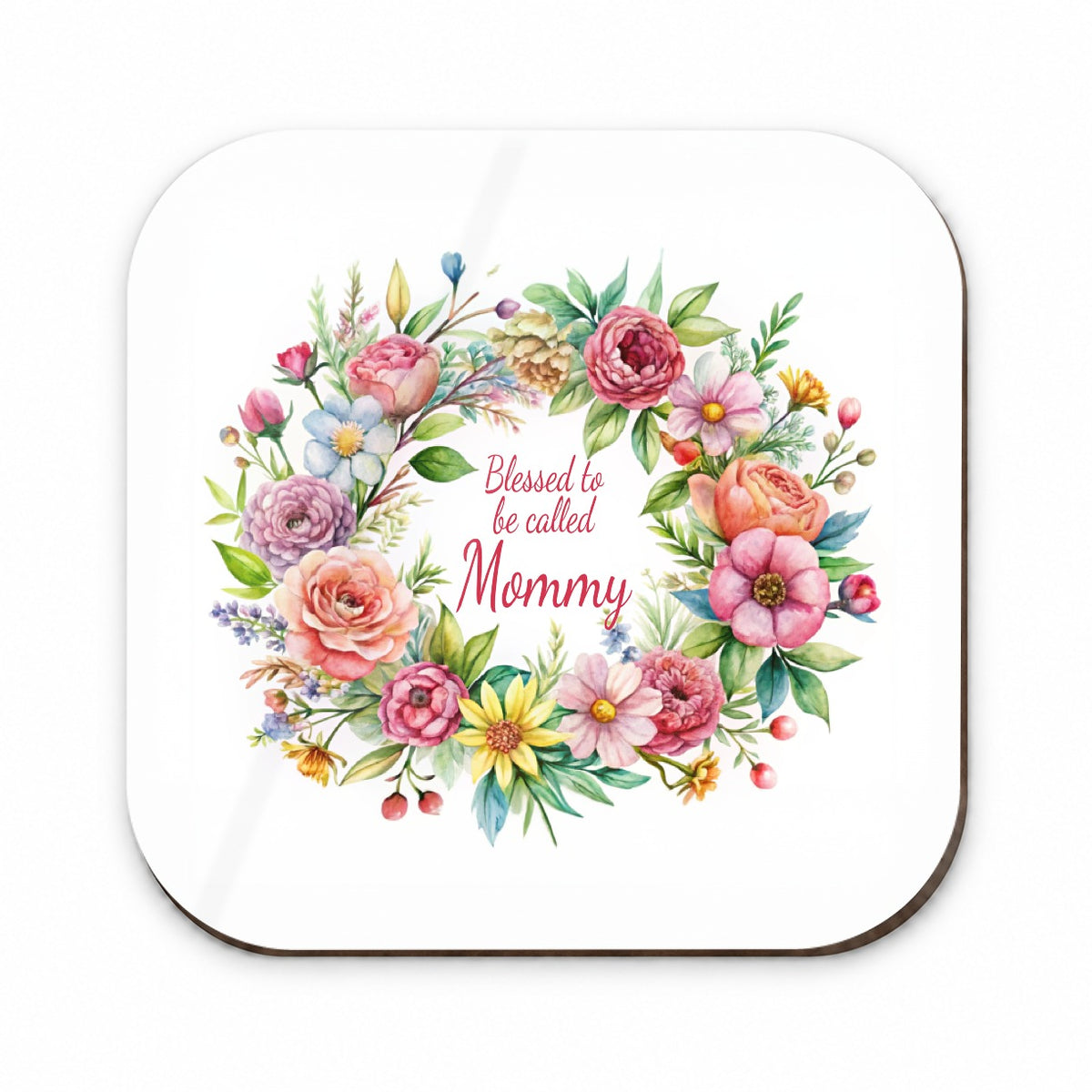 Blessed To Be Called Mommy Flowers Floral Fridge Magnet