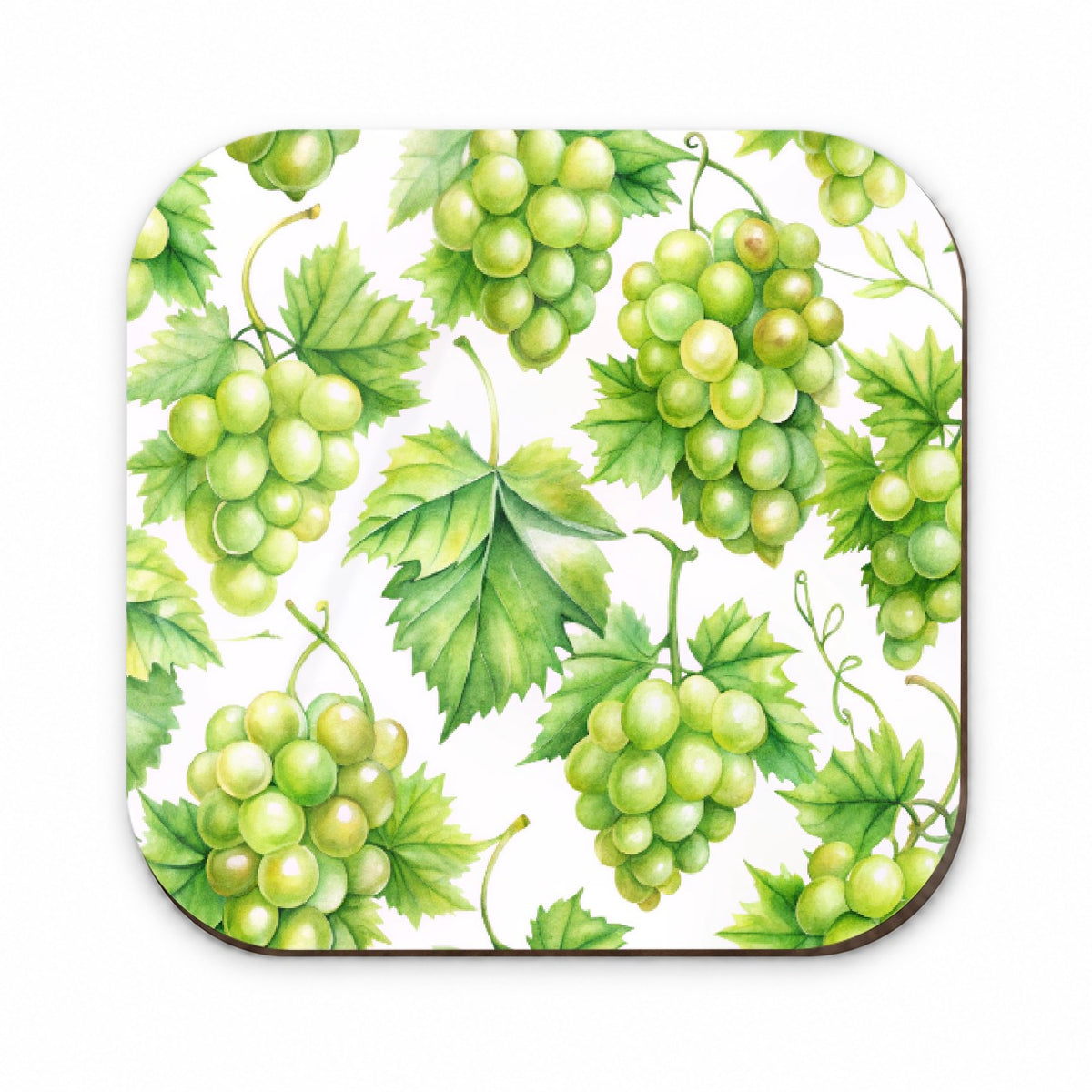 Bunches Of Green Grapes Fridge Magnet
