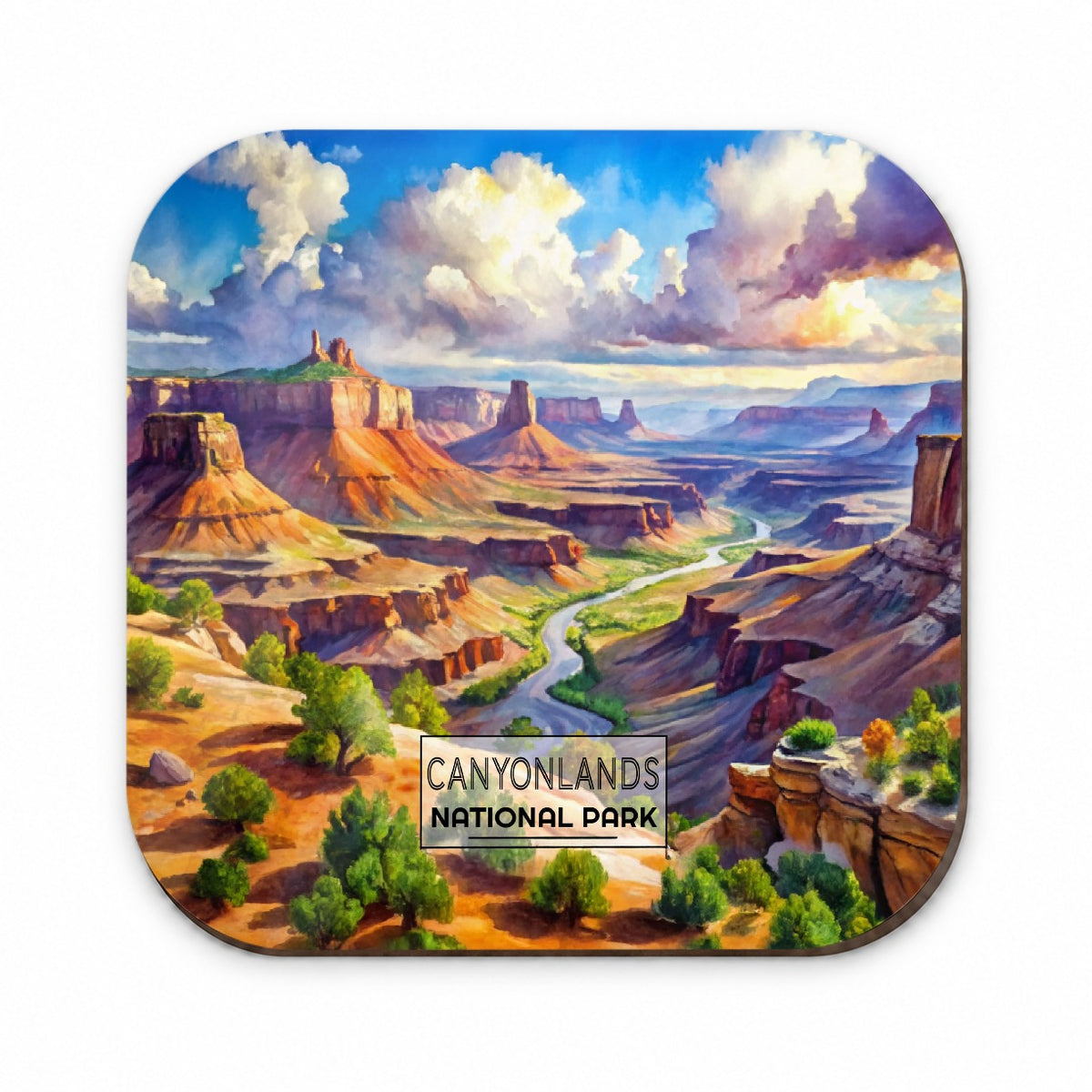 Canyonlands National Park Utah Watercolor Fridge Magnet