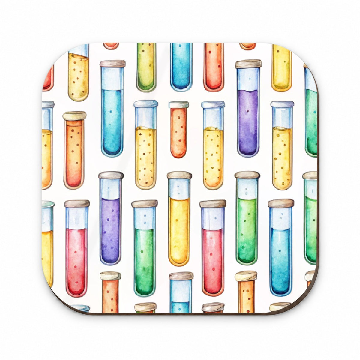Cartoon Test Tubes Science Teacher Scientist Fridge Magnet