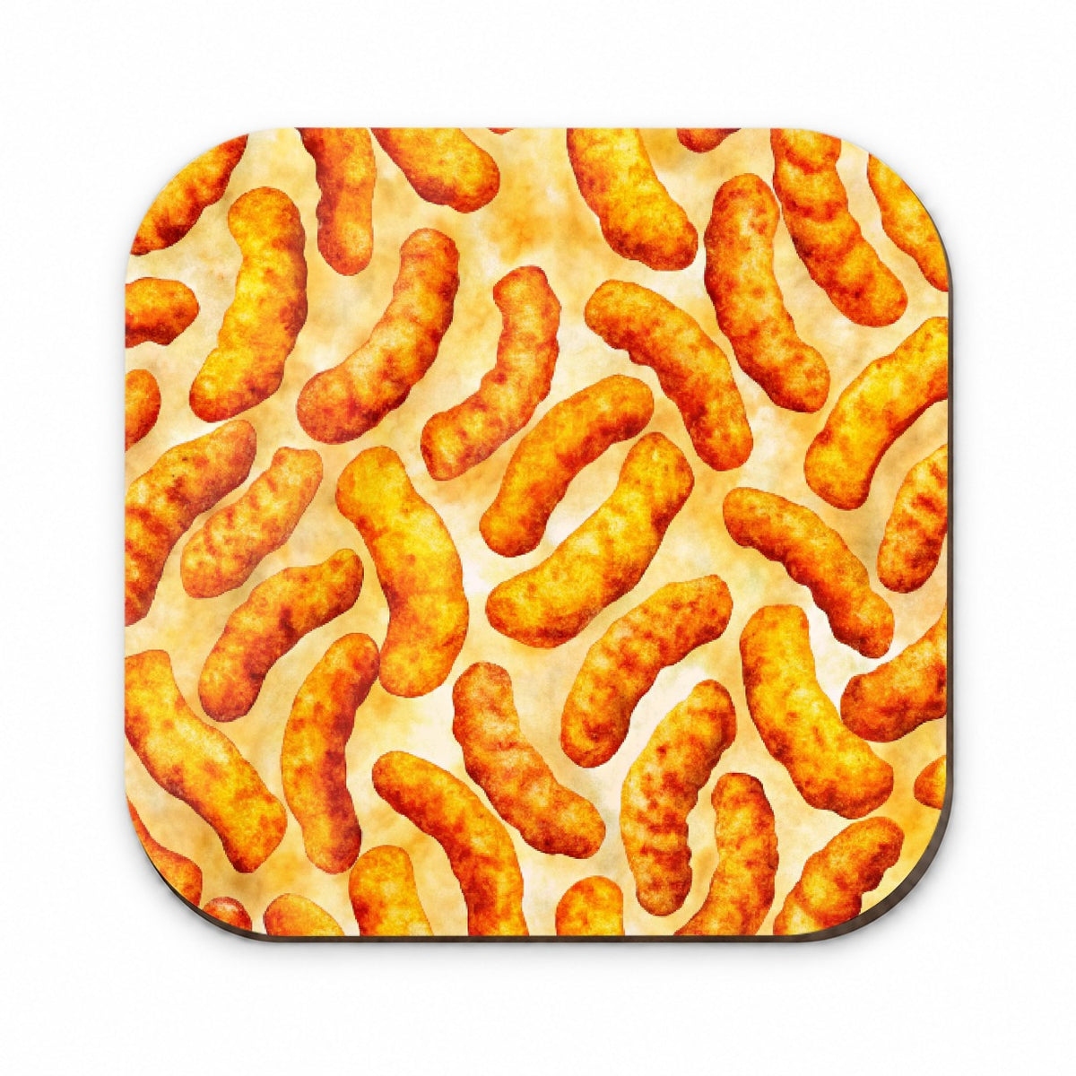 Cheese Curls Puffs Snacks Fridge Magnet
