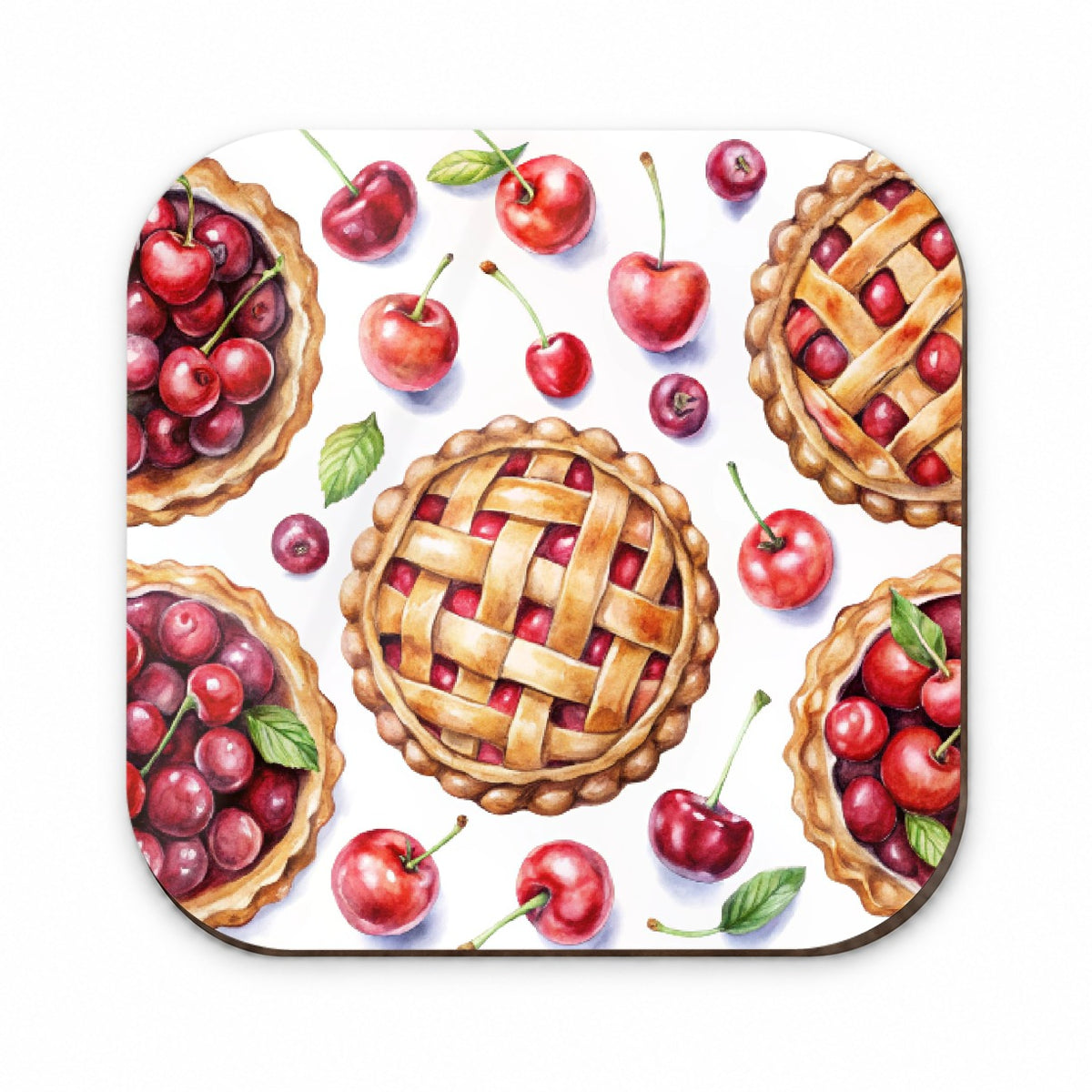Cherry Pies Bursting Fridge Magnet