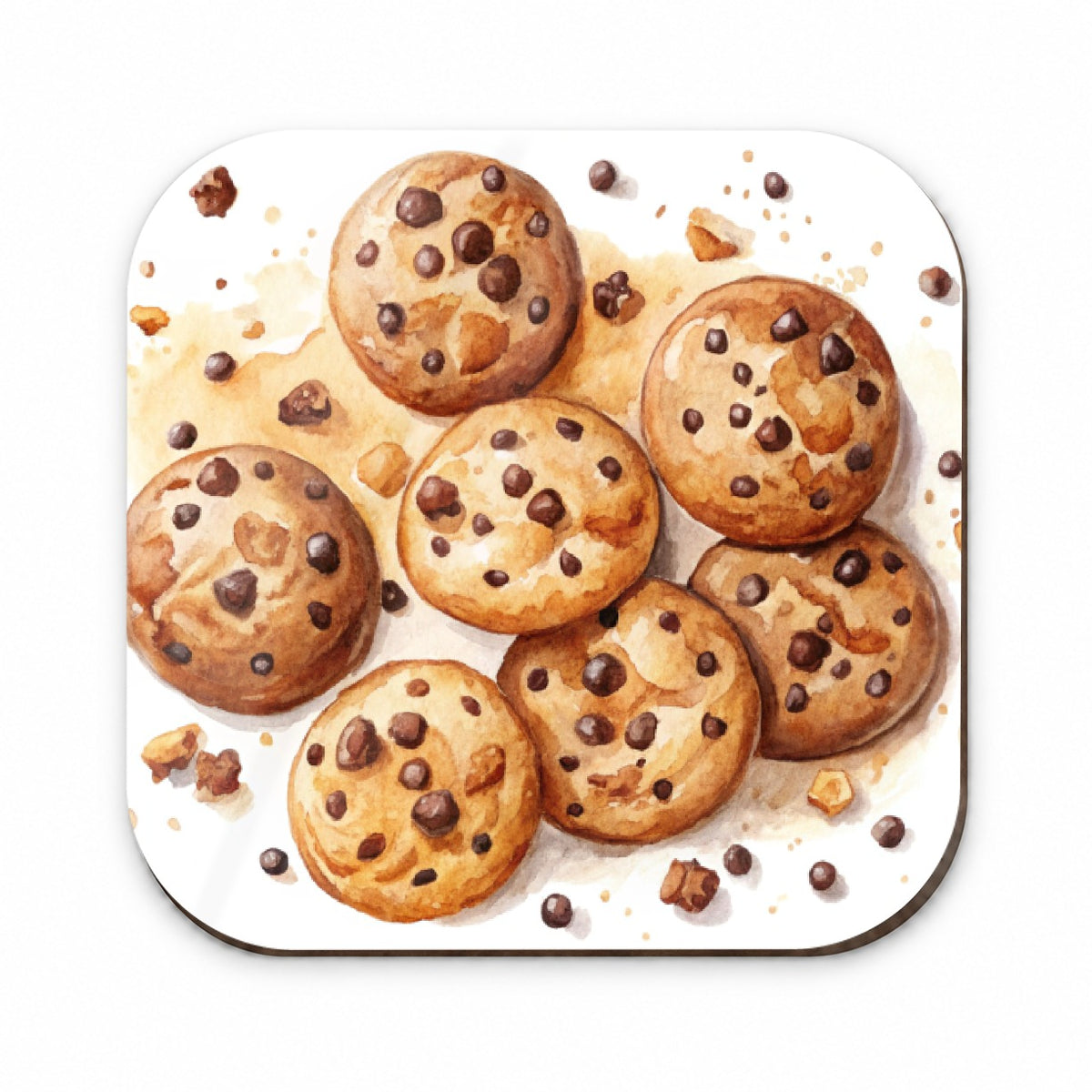 Chocolate Chip Cookies Watercolor Fridge Magnet