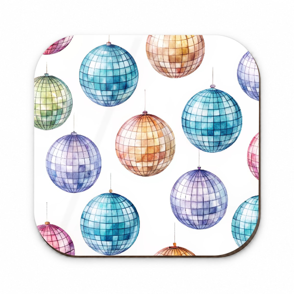 Colorful Disco Balls Fridge Magnet
