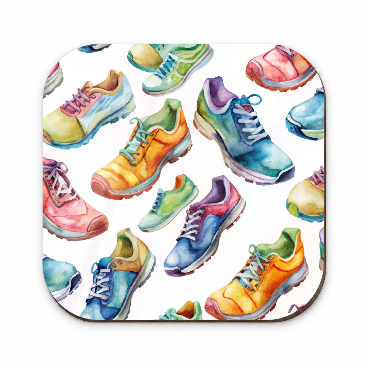 Colorful Running Shoes Runners Fridge Magnet