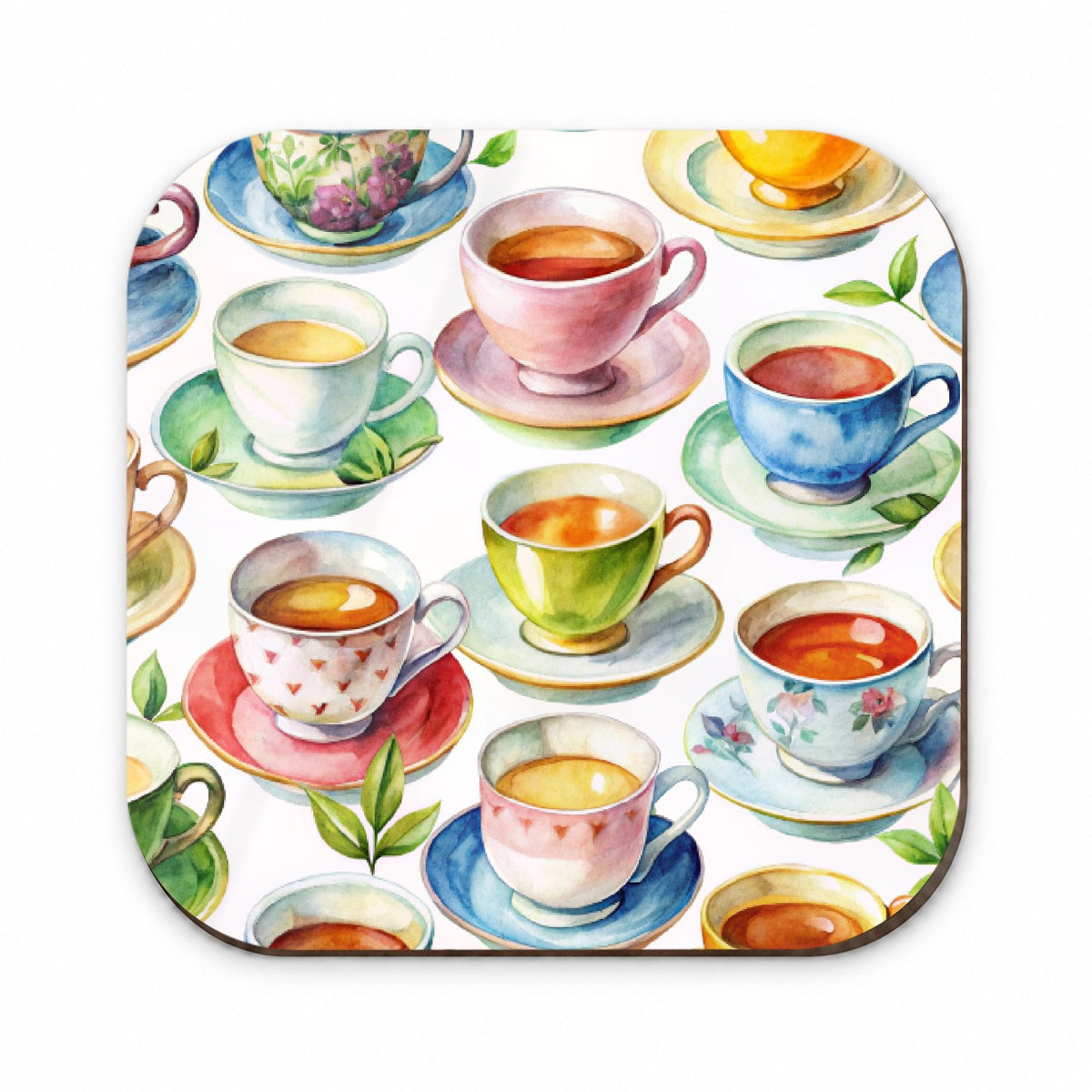 Lots Of Tea Cups Fridge Magnet