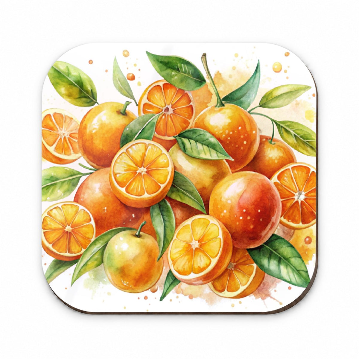 Oranges Fruit Watercolor Fridge Magnet