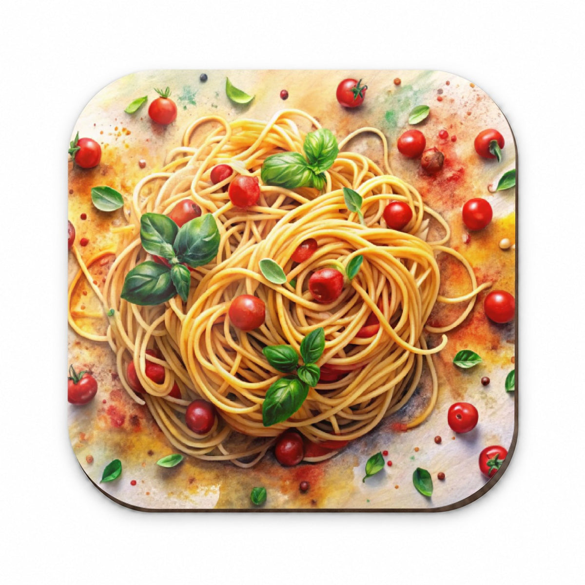 Spaghetti Pasta Italian Food Watercolor Fridge Magnet