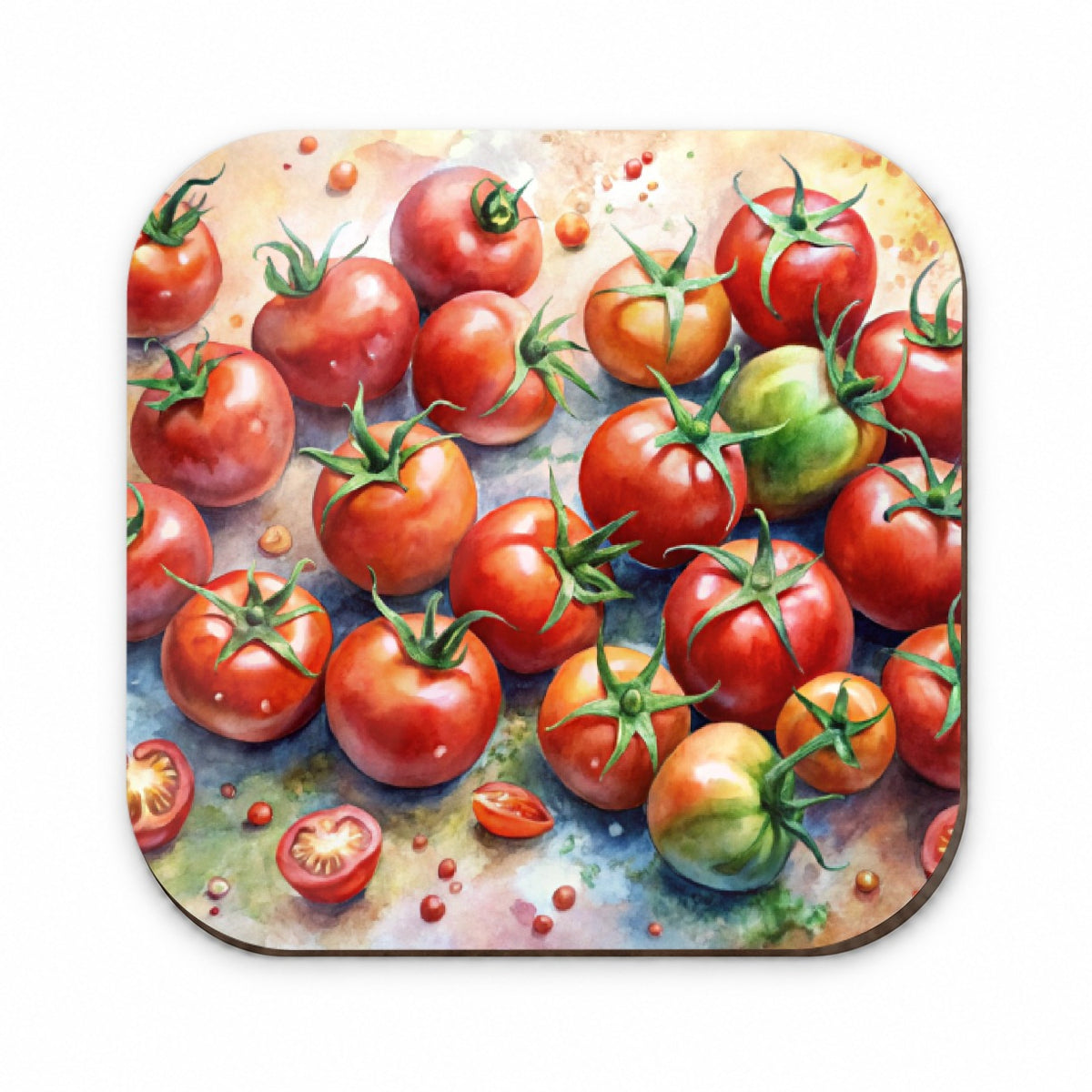 Tomatoes Watercolor Fridge Magnet