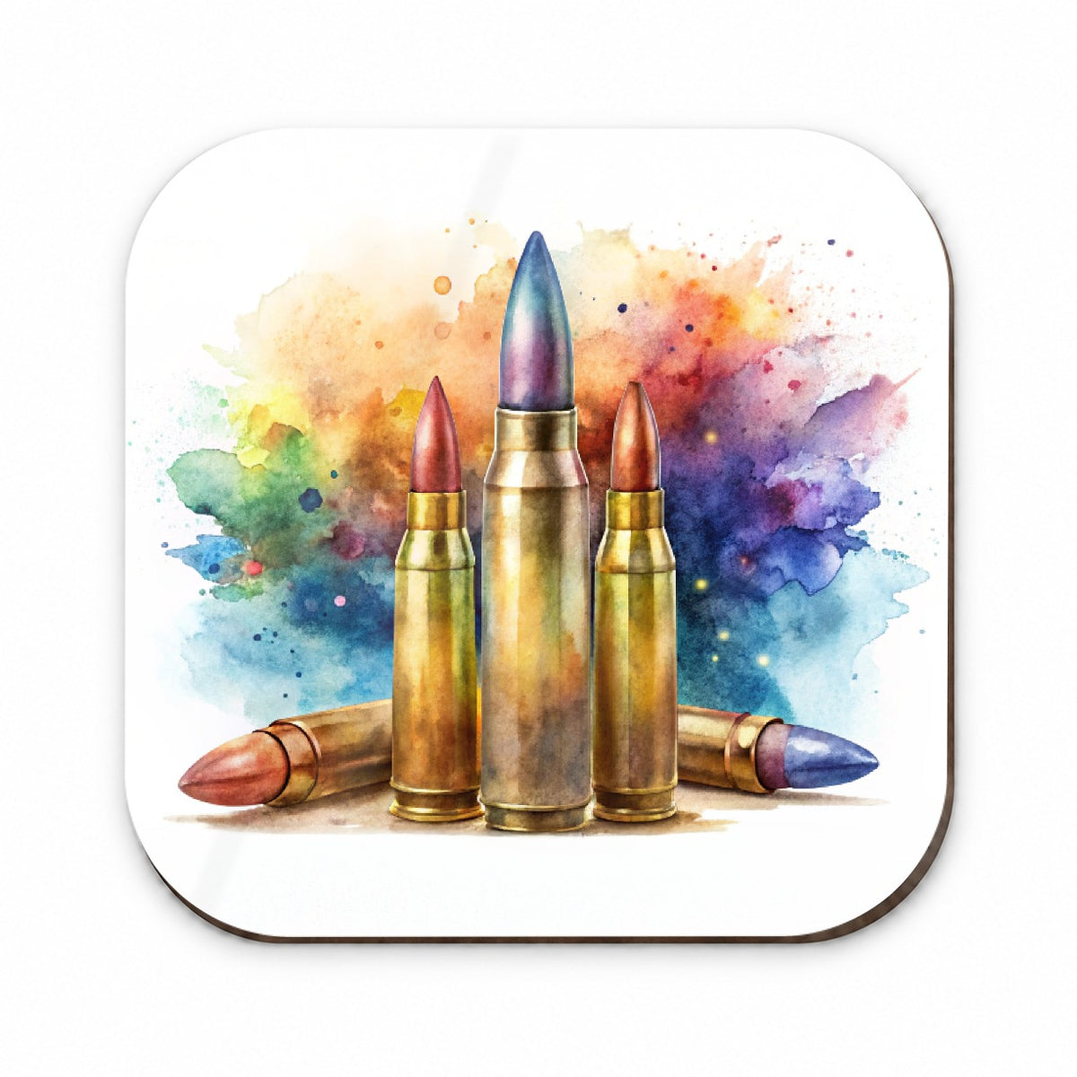 Bullets Watercolor Fridge Magnet