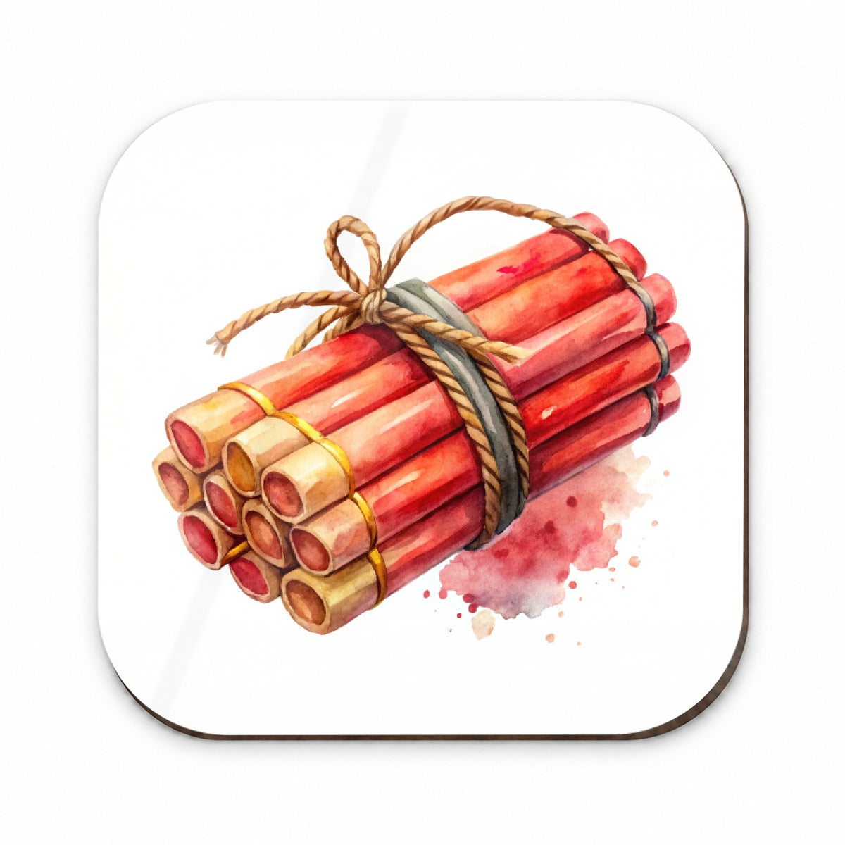 Bundle Of Sticks Of Dynamite Watercolor Fridge Magnet
