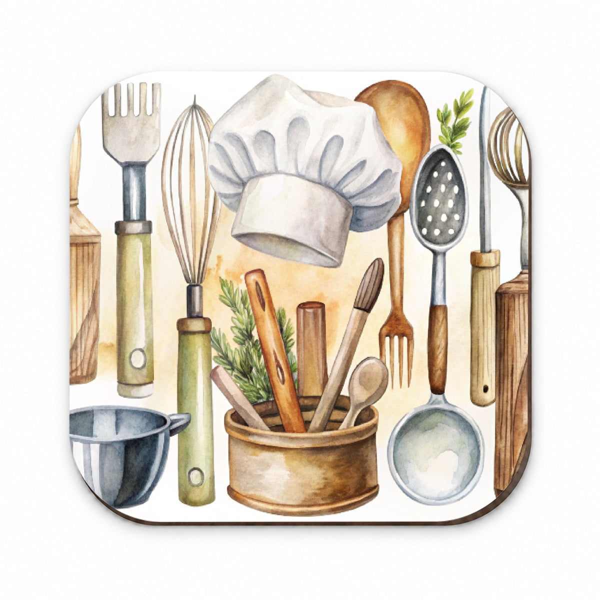 Chef's Baker's Tools Cooking Watercolor Fridge Magnet