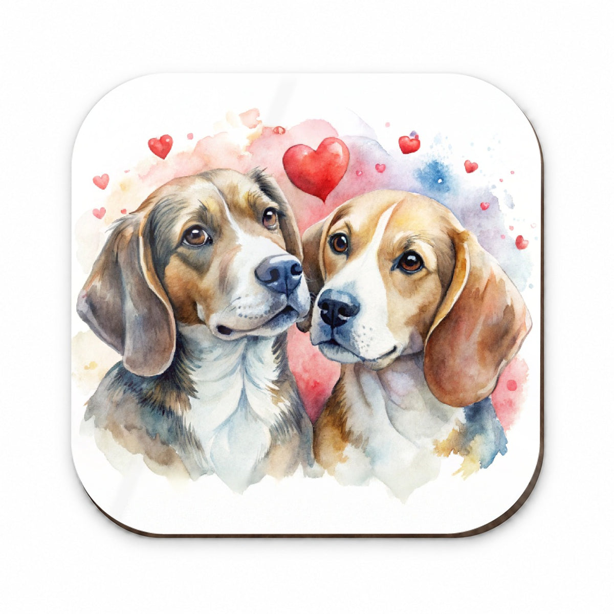 Dogs In Love Valentine's Day Beagles Fridge Magnet