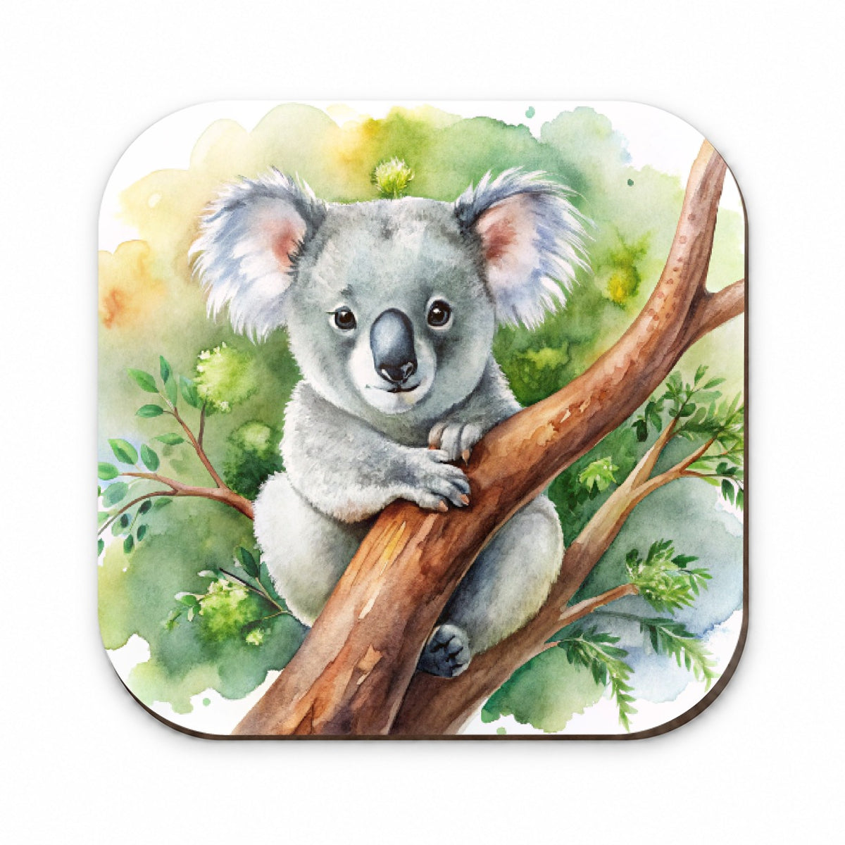 Koala In A Tree Watercolor Fridge Magnet