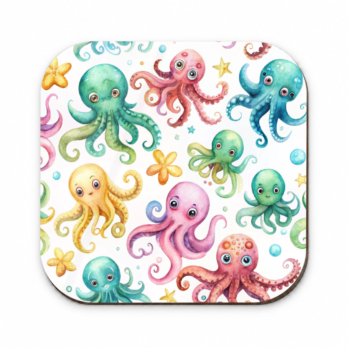 Lots Of Sweet Octopus Fridge Magnet