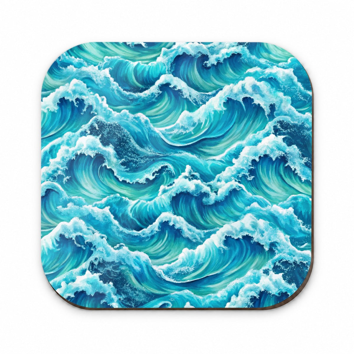 Ocean Waves Pattern Fridge Magnet