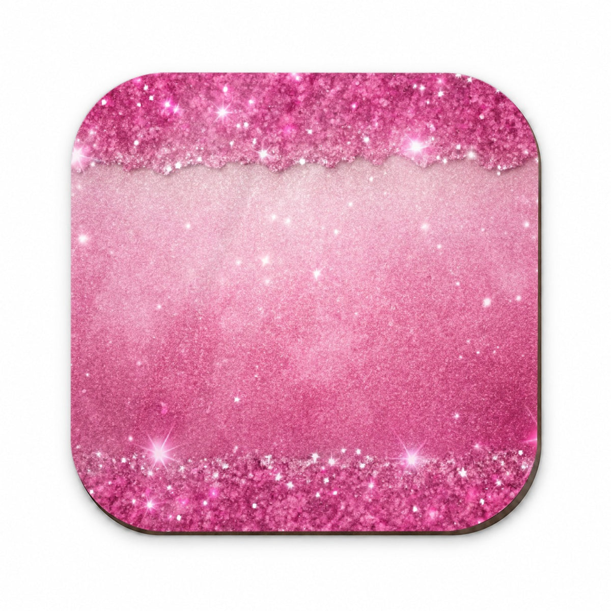 Pink Faux Glitter Fridge Magnet