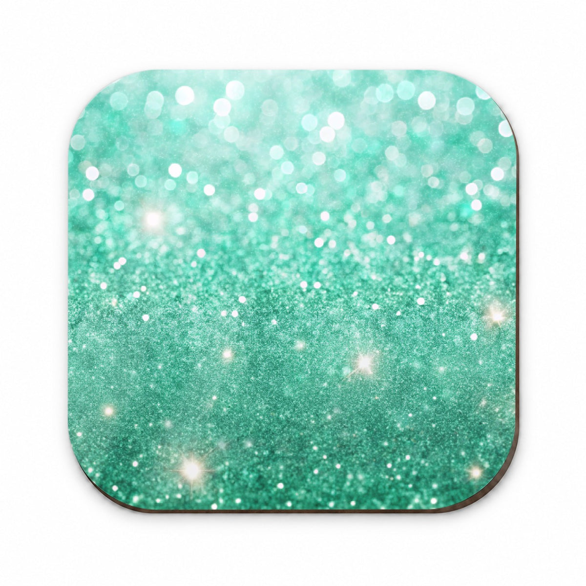 Sea Green Faux Glitter Fridge Magnet