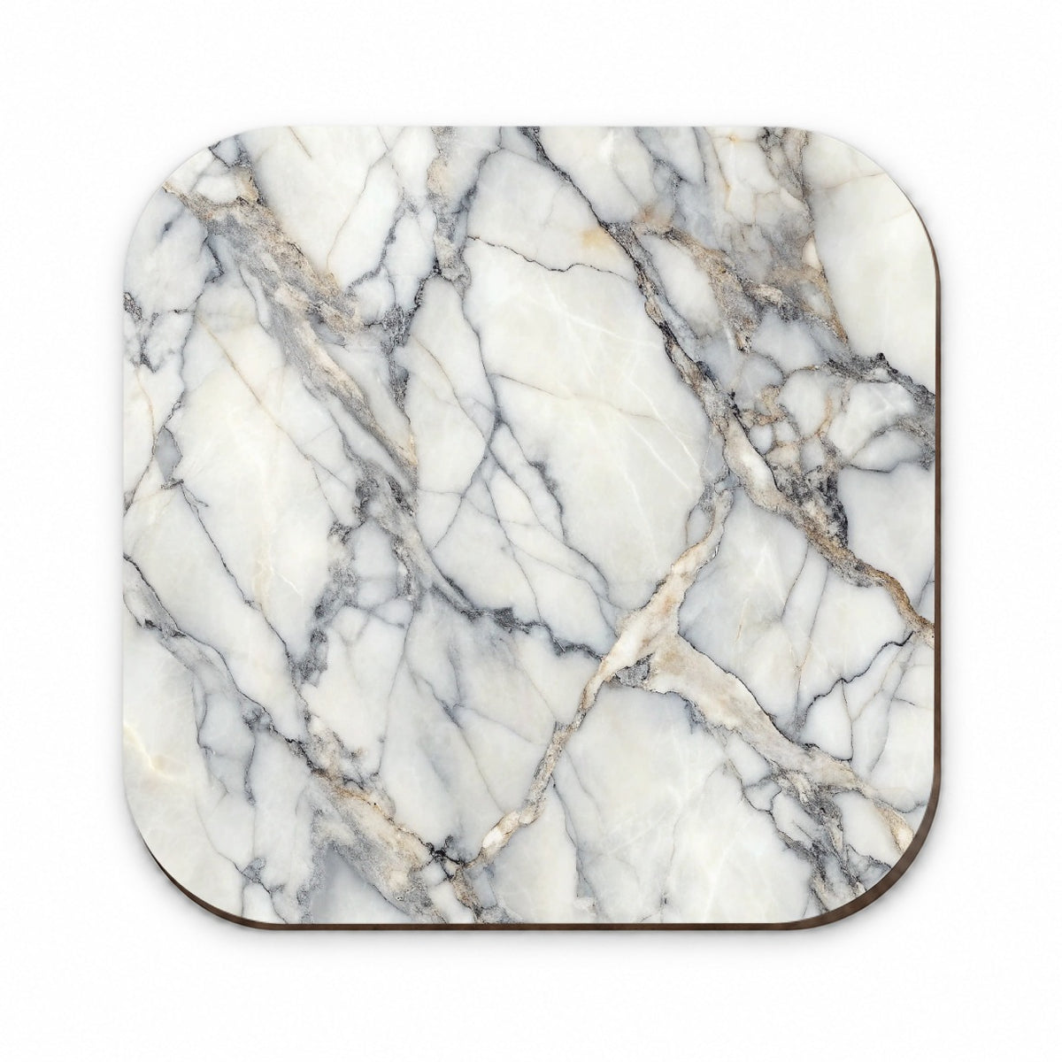 Sleek Faux Marble Fridge Magnet
