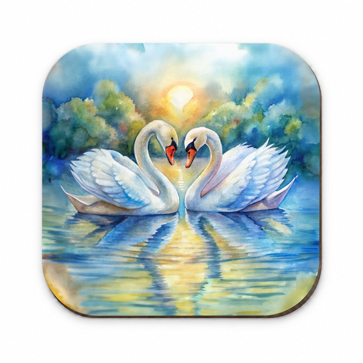 Swans In Love Valentine's Day Fridge Magnet