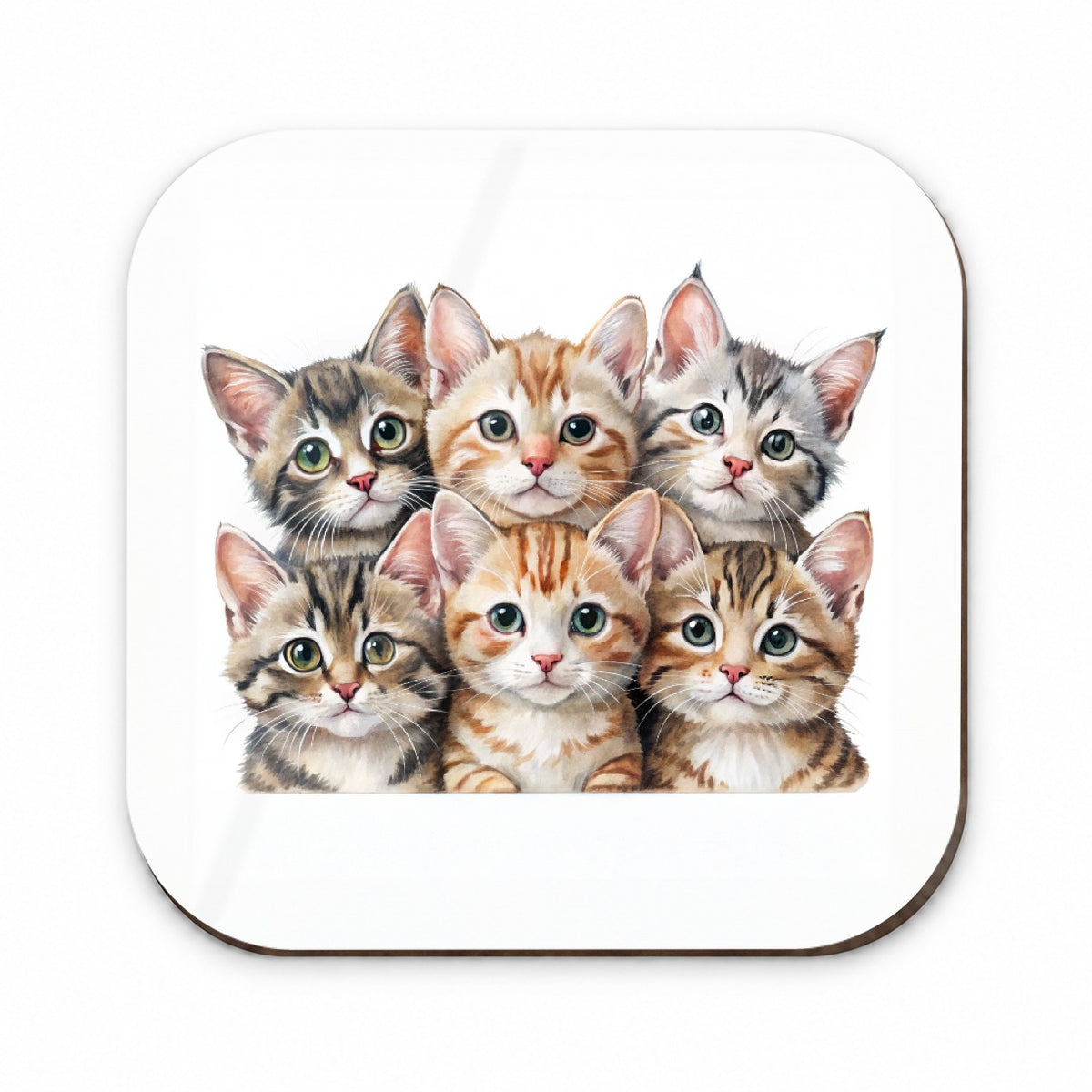 Sweet American Bobtail Cats Fridge Magnet
