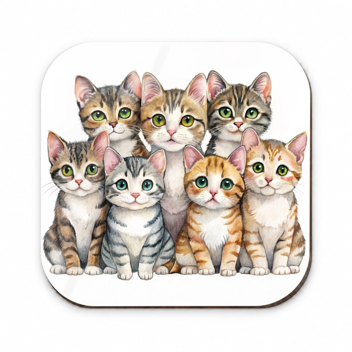 Sweet American Wirehair Cats Fridge Magnet