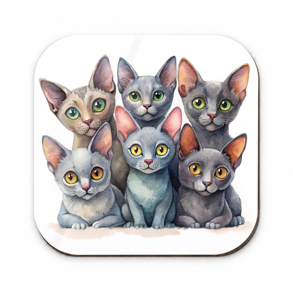 Sweet Korat Cats Fridge Magnet