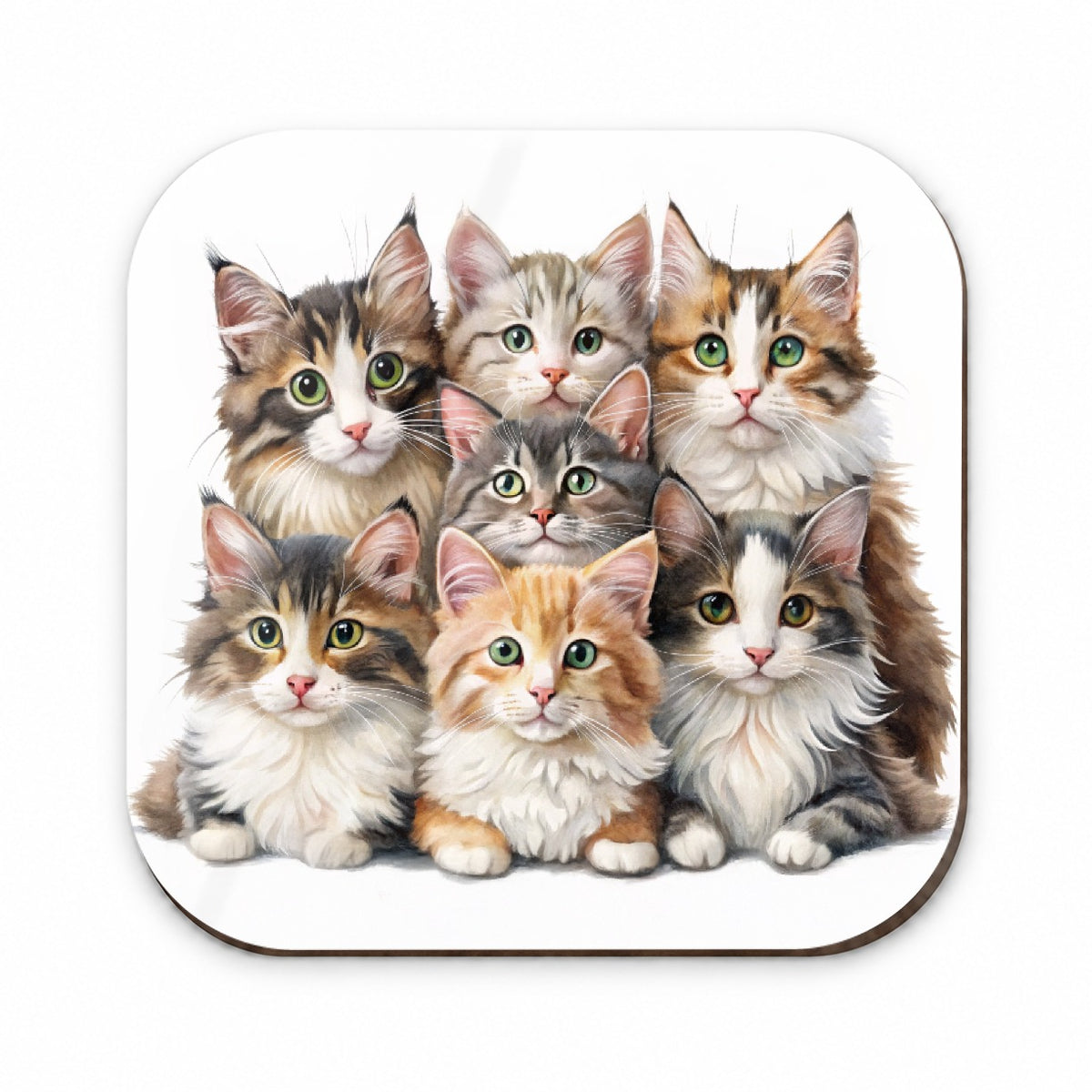 Sweet Norwegian Forest Cats Fridge Magnet