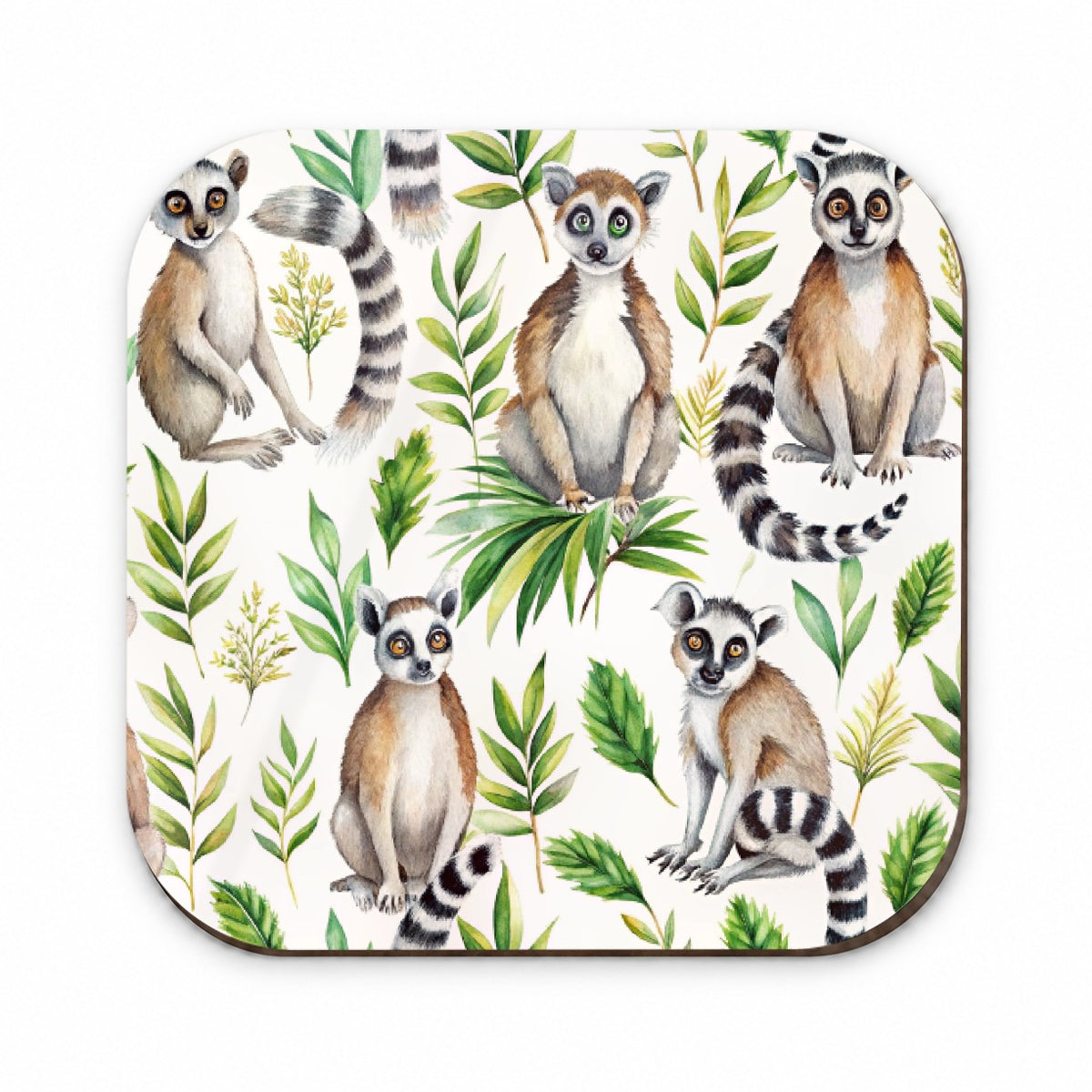 Sweet Ringtail Lemurs Fridge Magnet