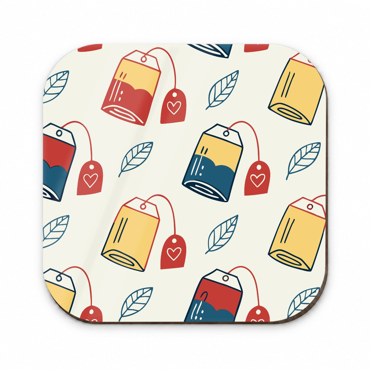 Tea Bags Fun Scattered Fridge Magnet