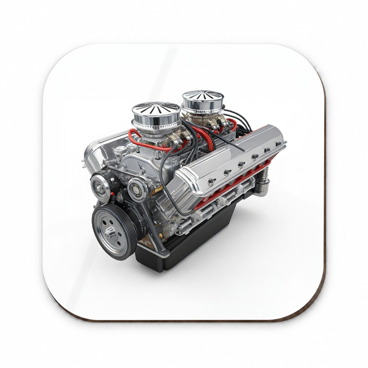 Classic V8 Muscle Car Engine Fridge Magnet