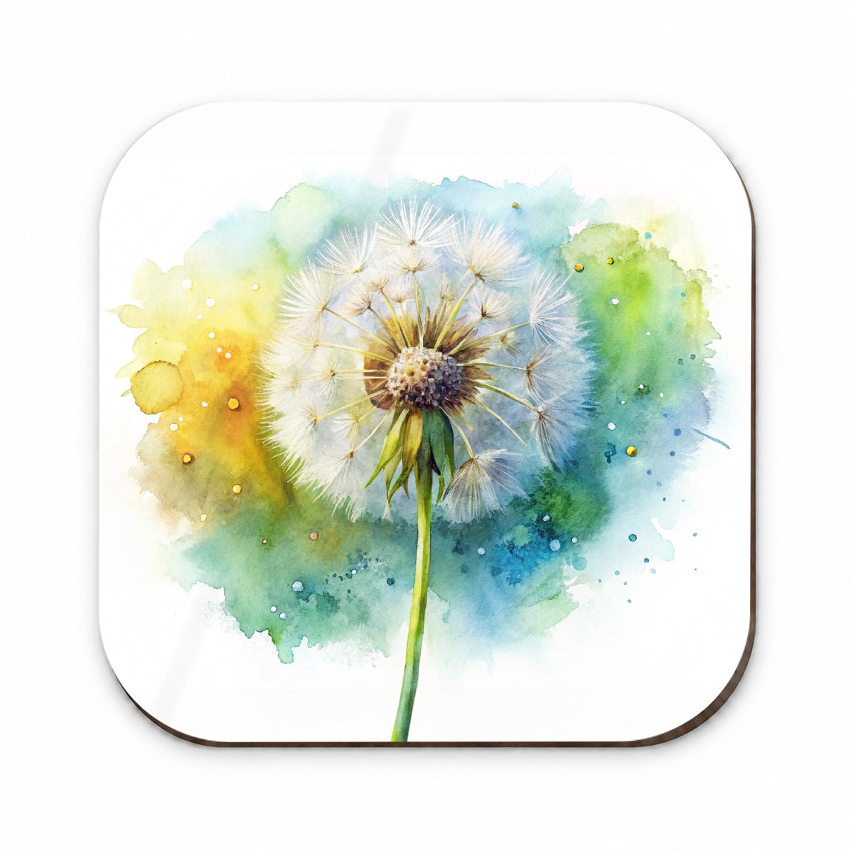 Dandelion Watercolor Fridge Magnet