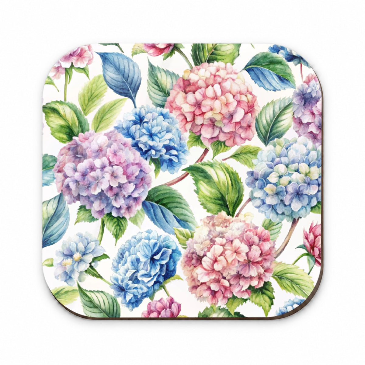 Hydrangea Flowers Wallpaper Fridge Magnet