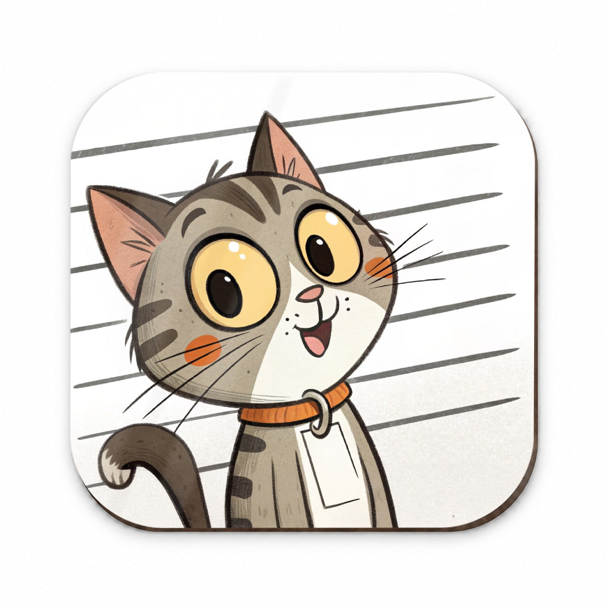 Cat Mug Shot Fridge Magnet