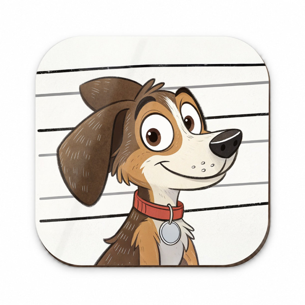 Dog Mug Shot Fridge Magnet