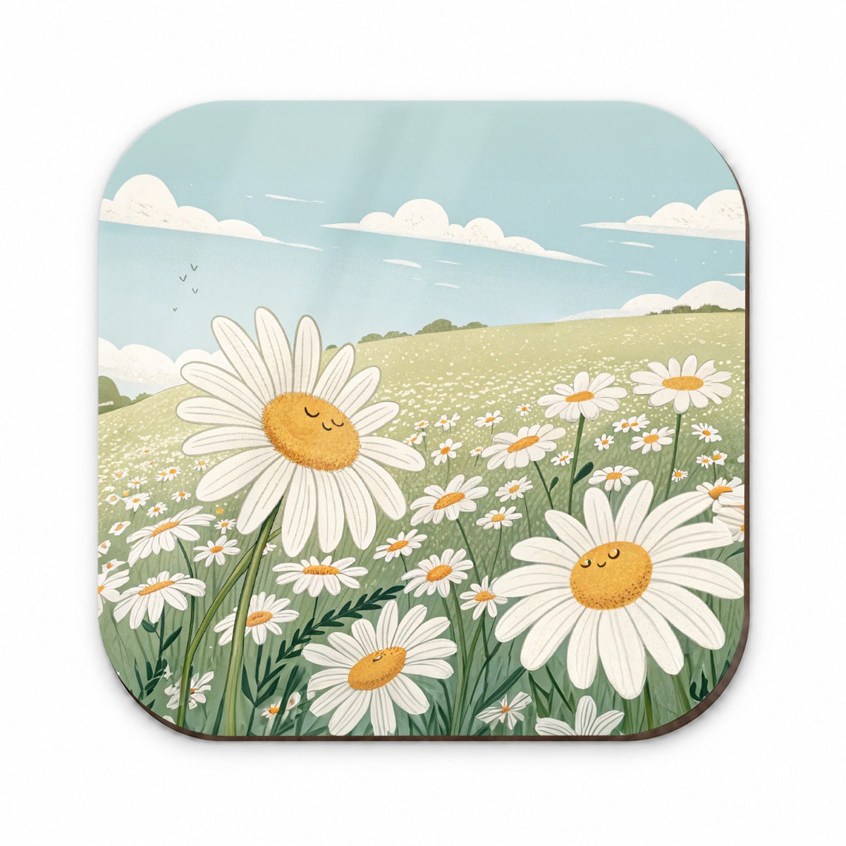 Field Of Daisies Daisy Flowers Fridge Magnet