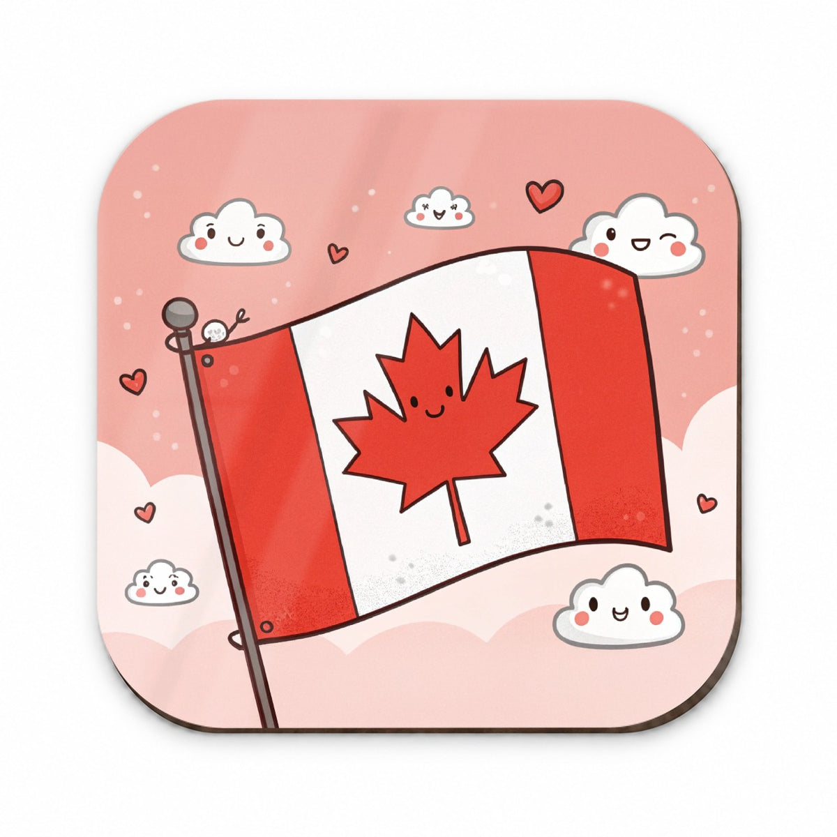 Kawaii Canada Flag Fridge Magnet