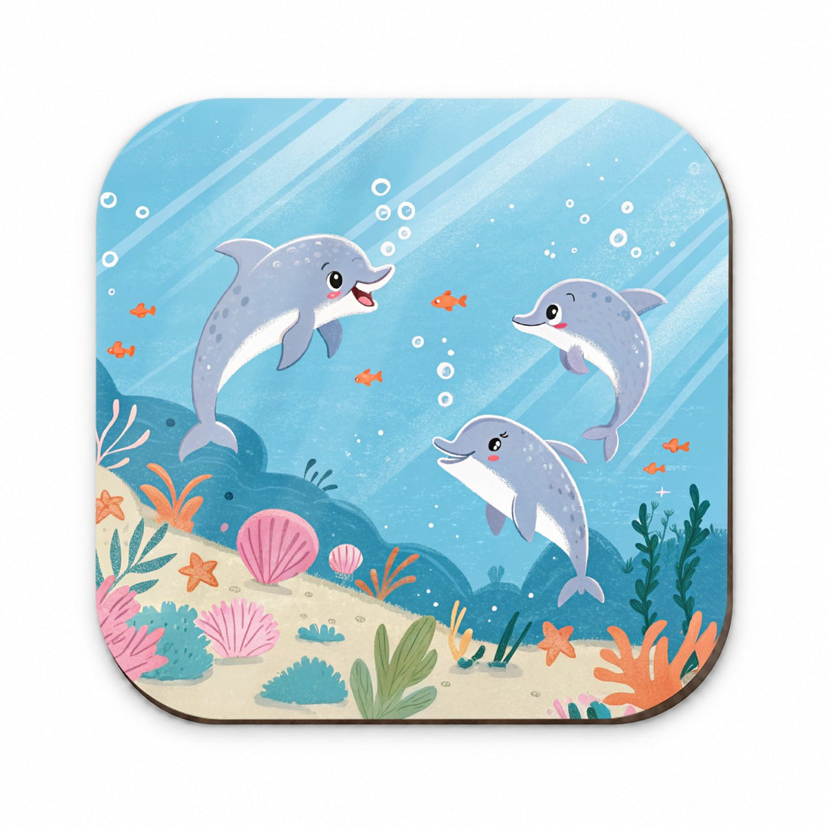 Kawaii Dolphins Fridge Magnet